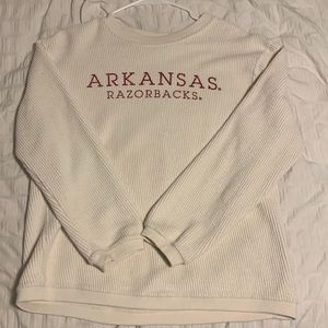 Arkansas Razorbacks Women’s Ribbed Crewneck